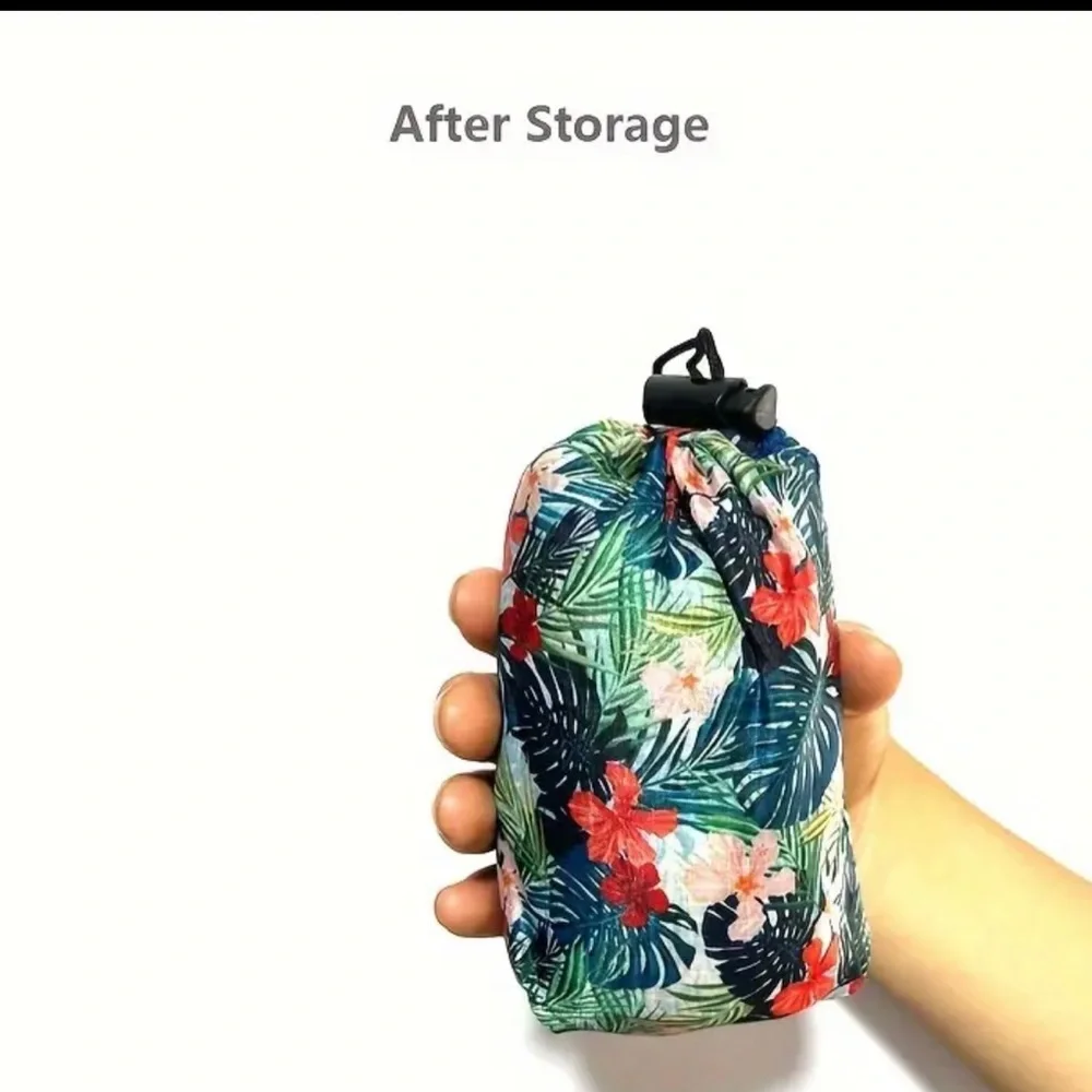 1pc Vibrant Flower Casual Backpack - Multi-Functional, Ultralight, Foldable